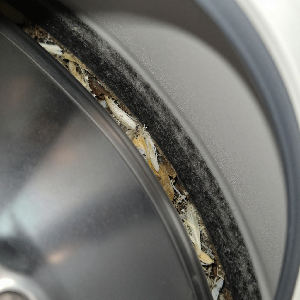 Clean the felt seal track and reassemble