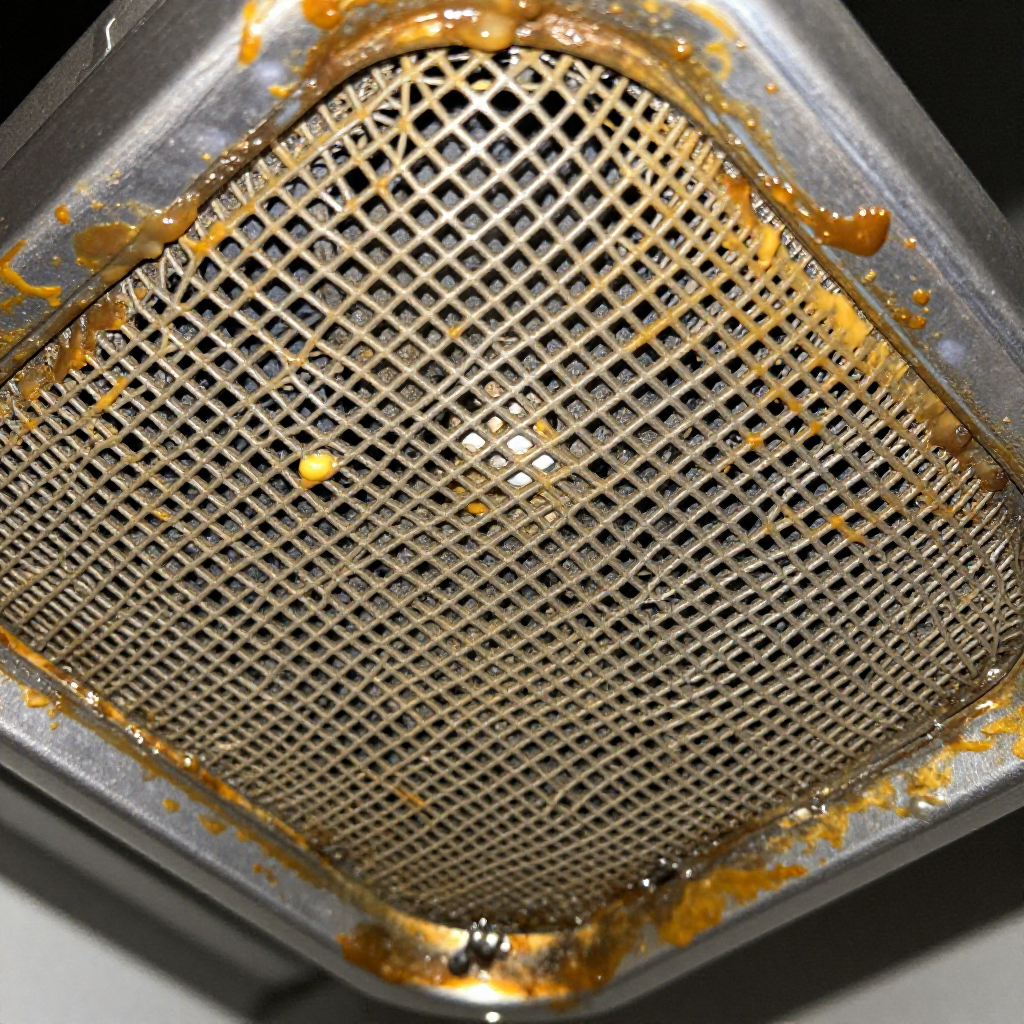 Remove and degrease the mesh filters