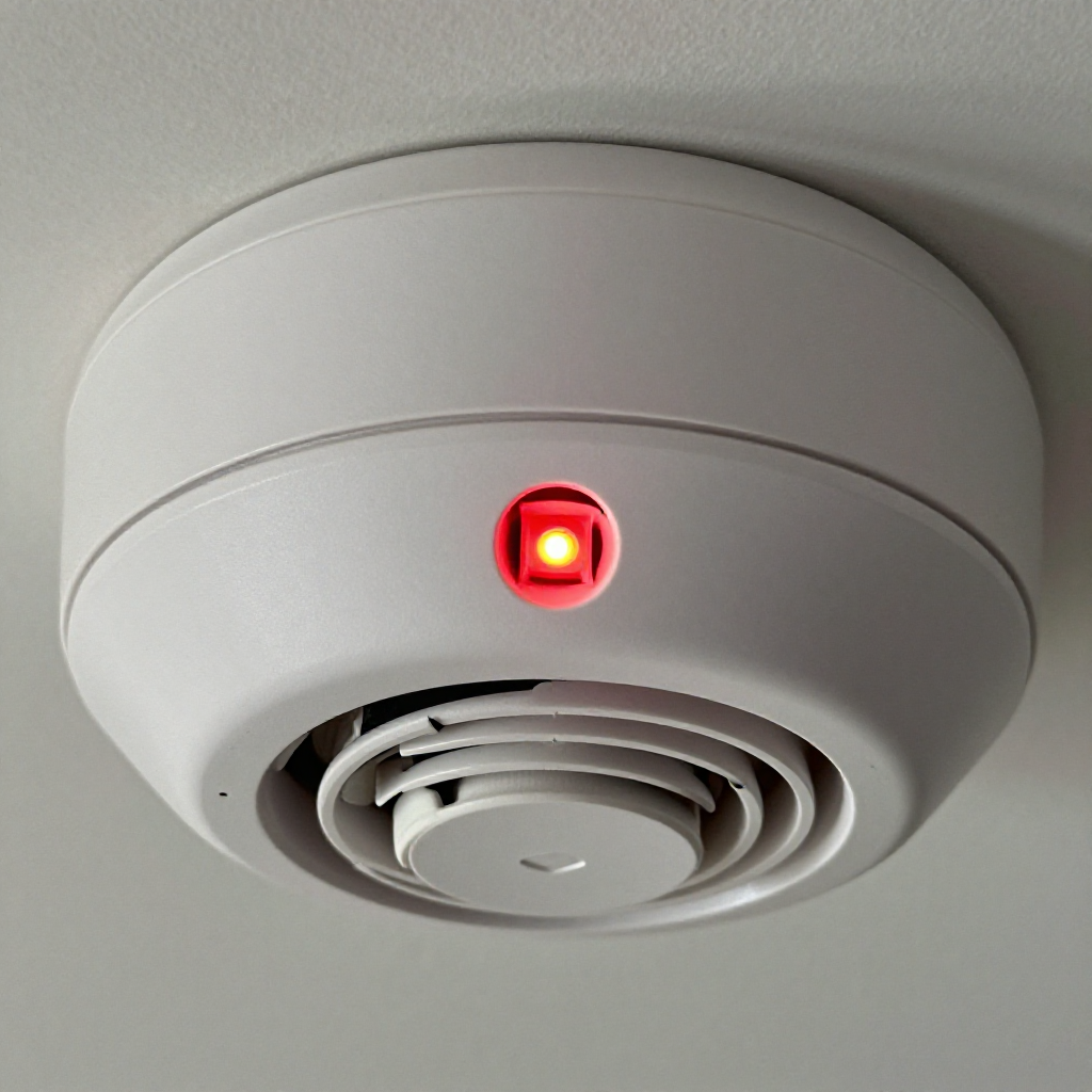 Press and hold the test button for 15 seconds to reset the alarm