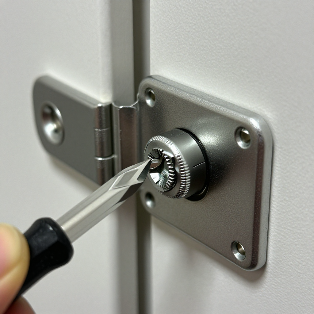 Adjust the latch speed for the final inches