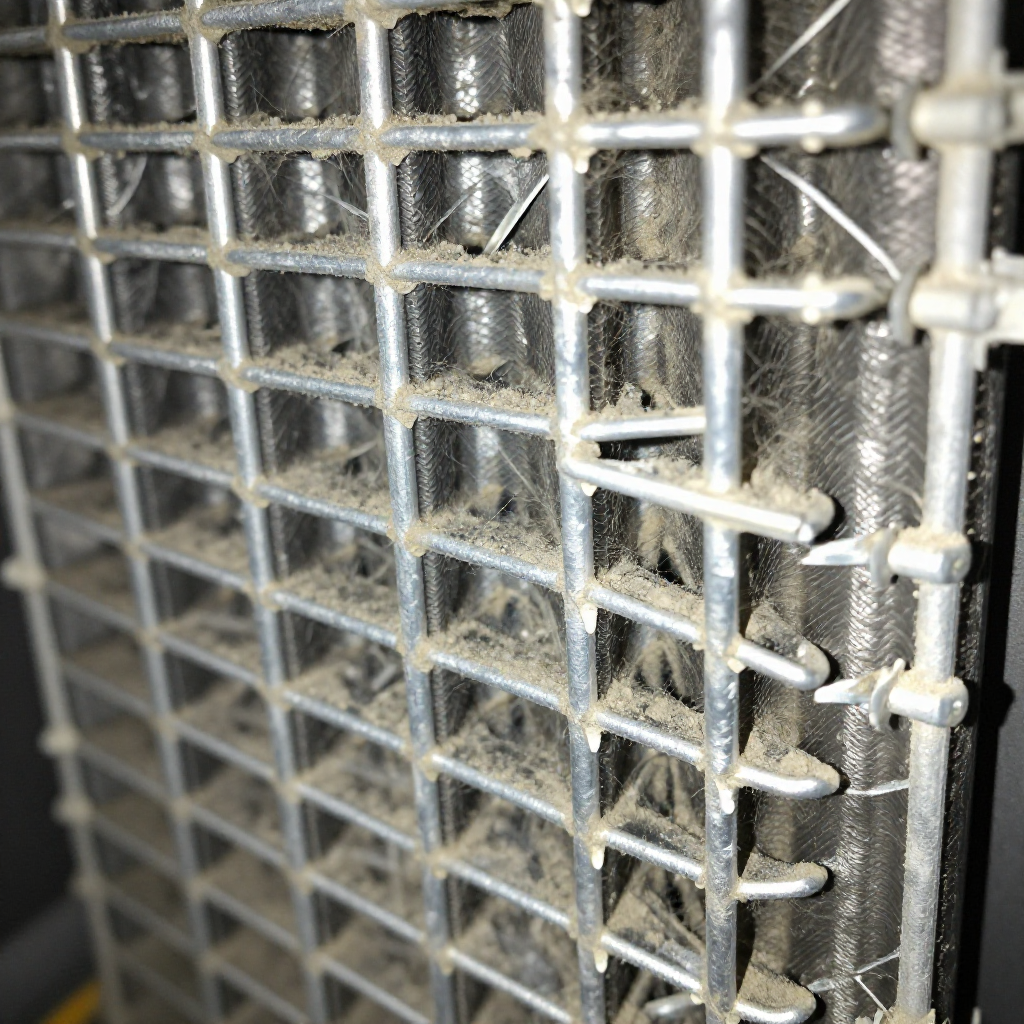 Clean the evaporator coils and intake filter