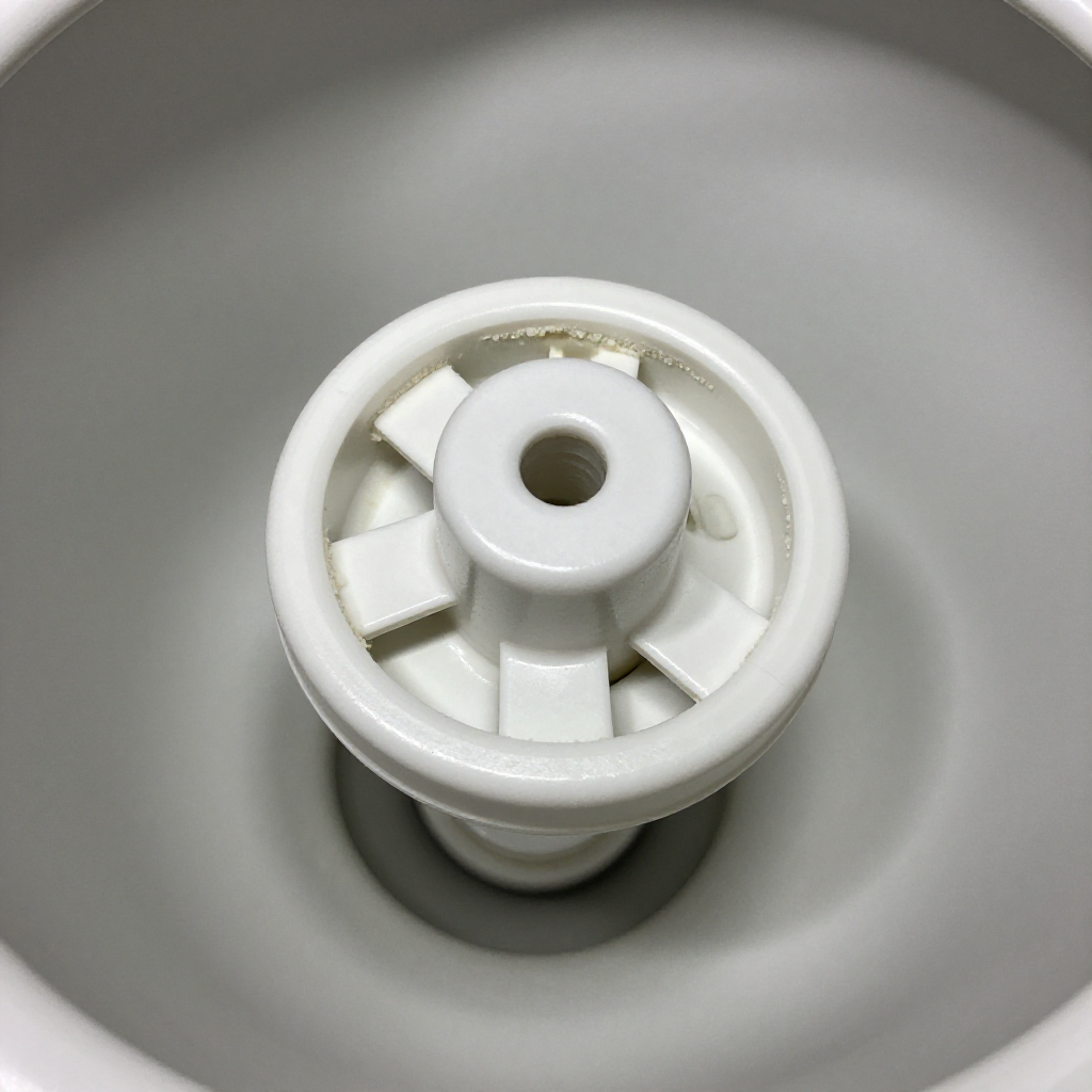 Clean the flapper and flush valve seat