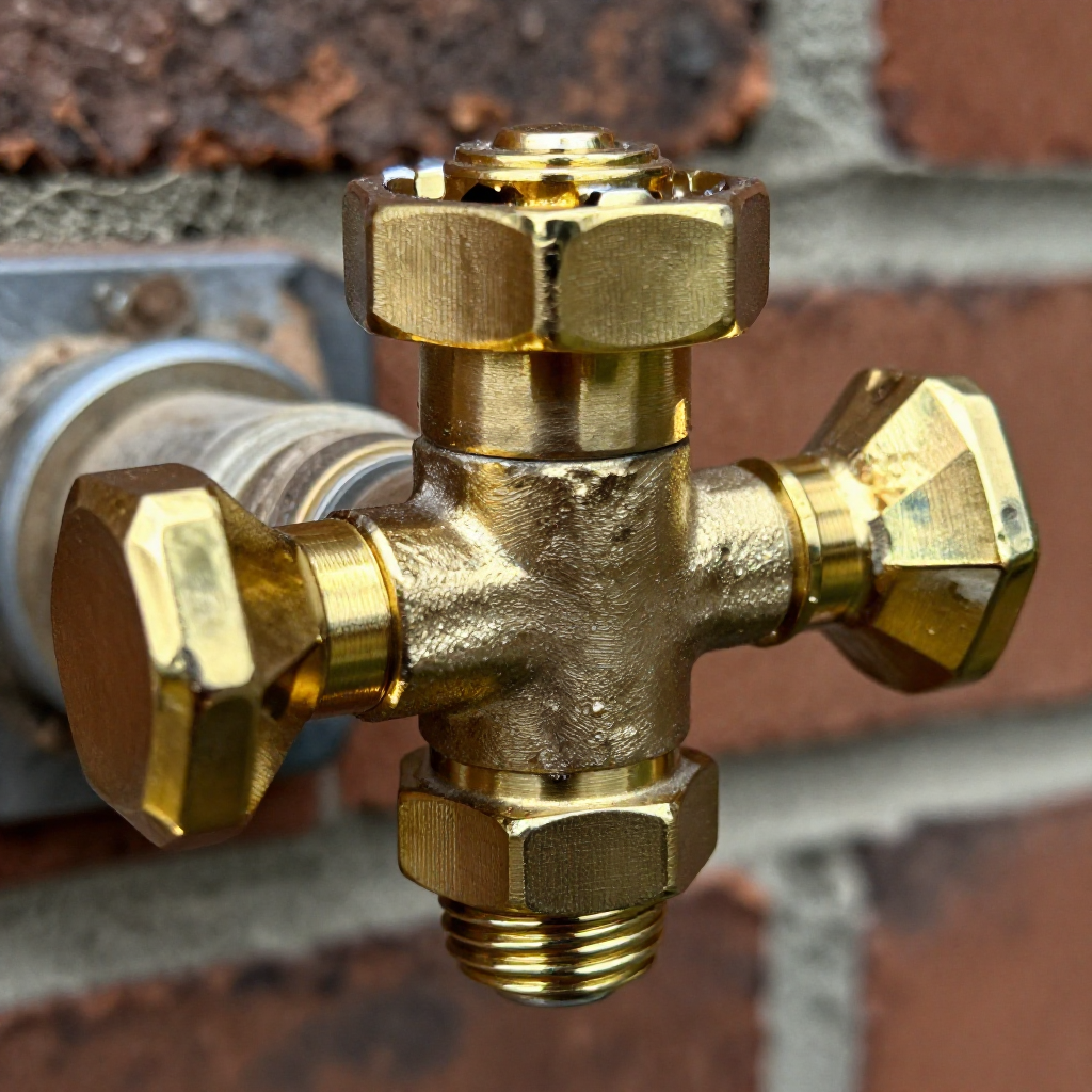 Shut off the water and try tightening the packing nut first