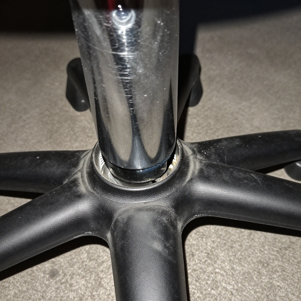 Check the gas cylinder for bending or play