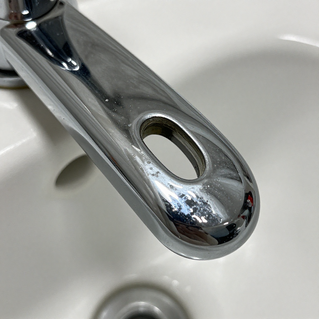 Inspect the lever arm hole for wear