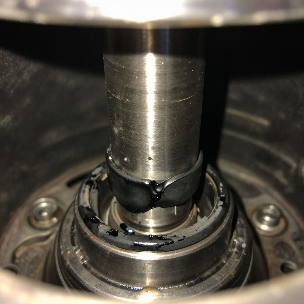 Clean the motor shaft and install the new belt