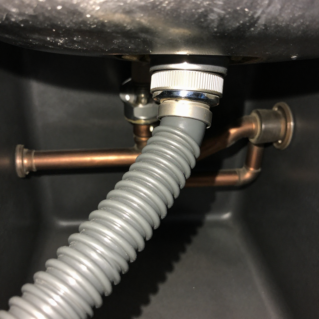 Check the drain hose loop for proper height