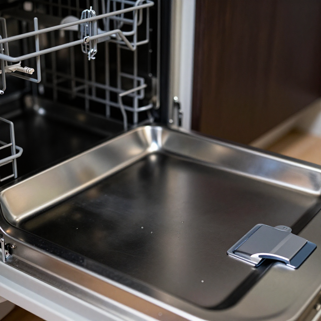 Run an empty cleaning cycle with vinegar