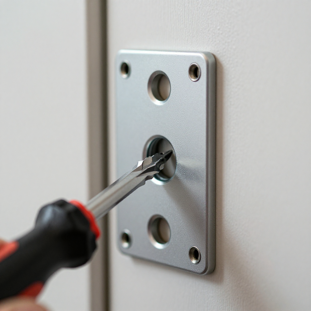 Adjust the strike plate