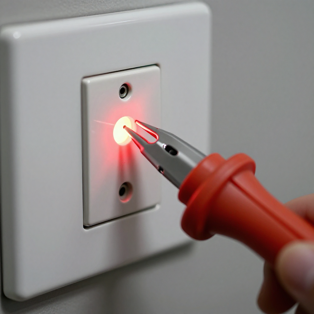 Turn off the power at the breaker