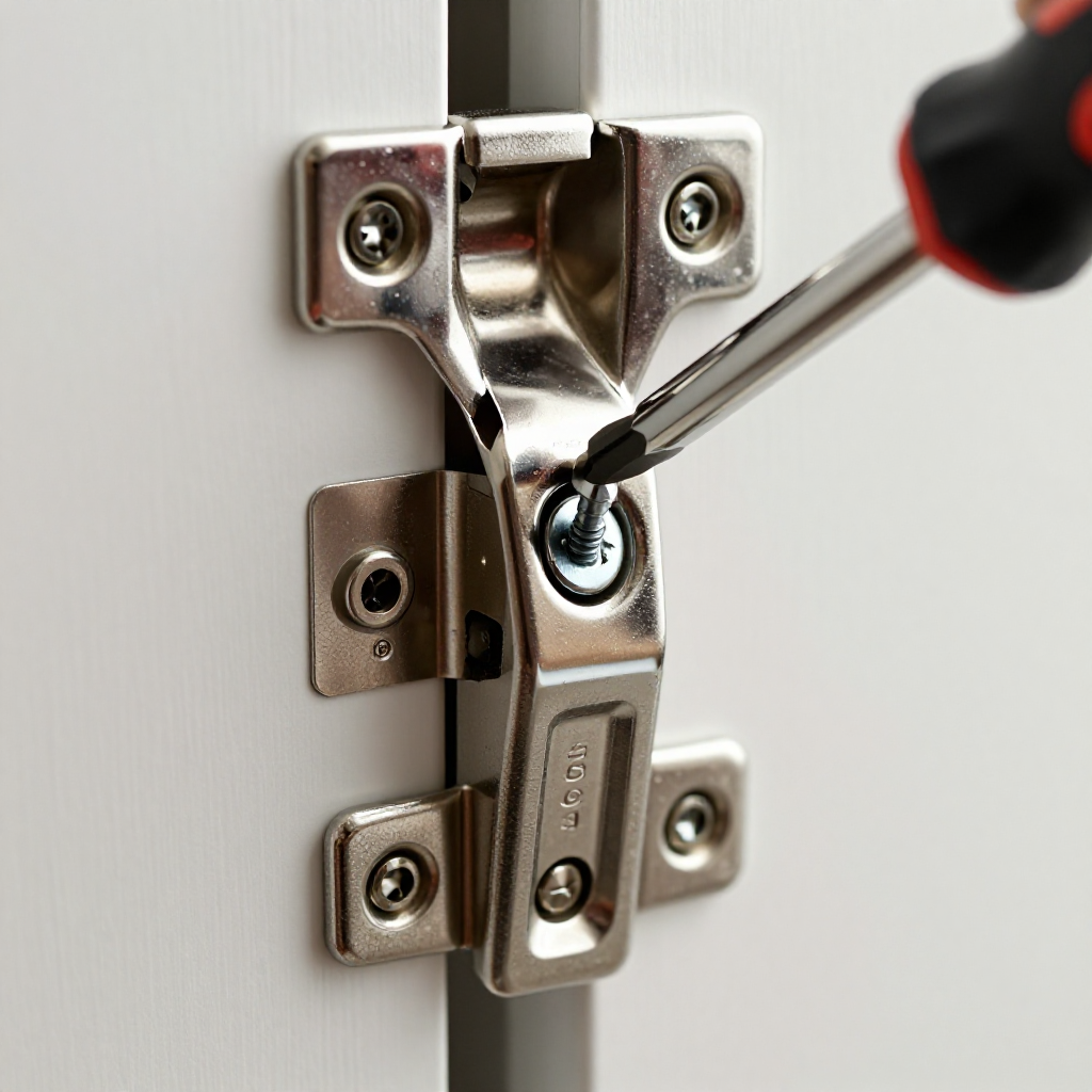 Tighten the Hinge Screws