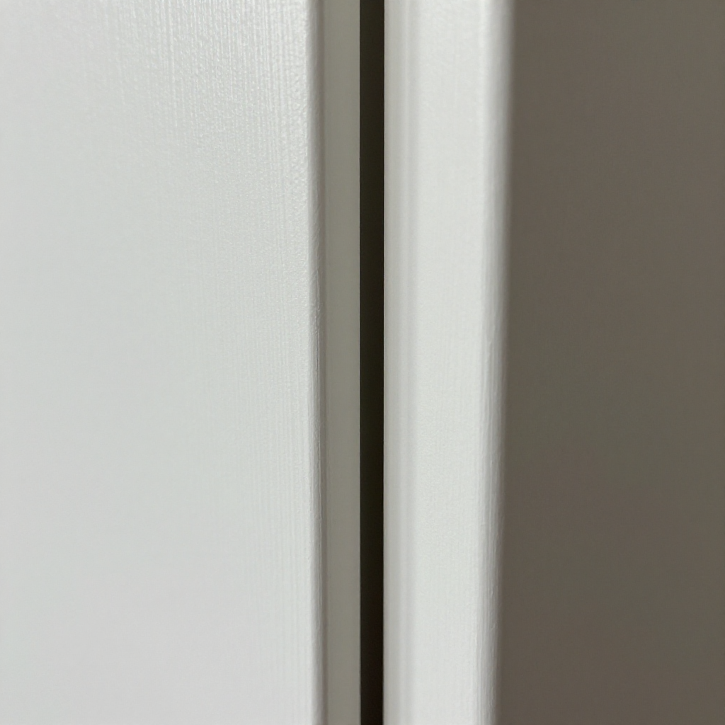 Check the gap around the door