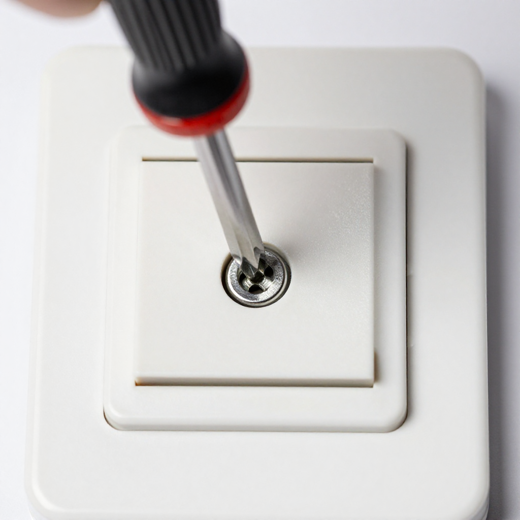Step 1: Remove the faceplate