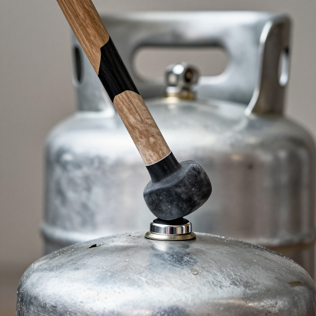 Step 1: Remove the gas cylinder