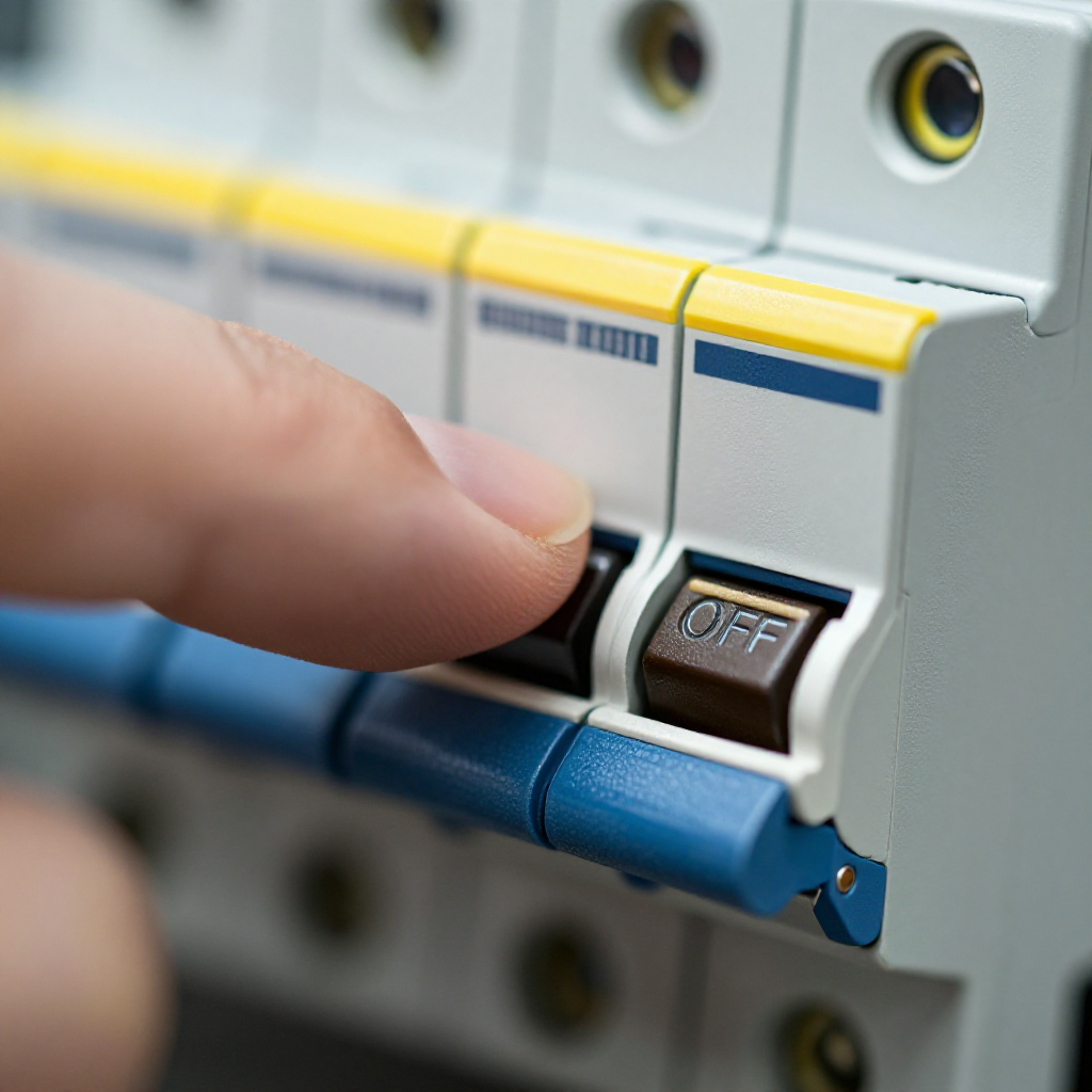 Turn off the breaker