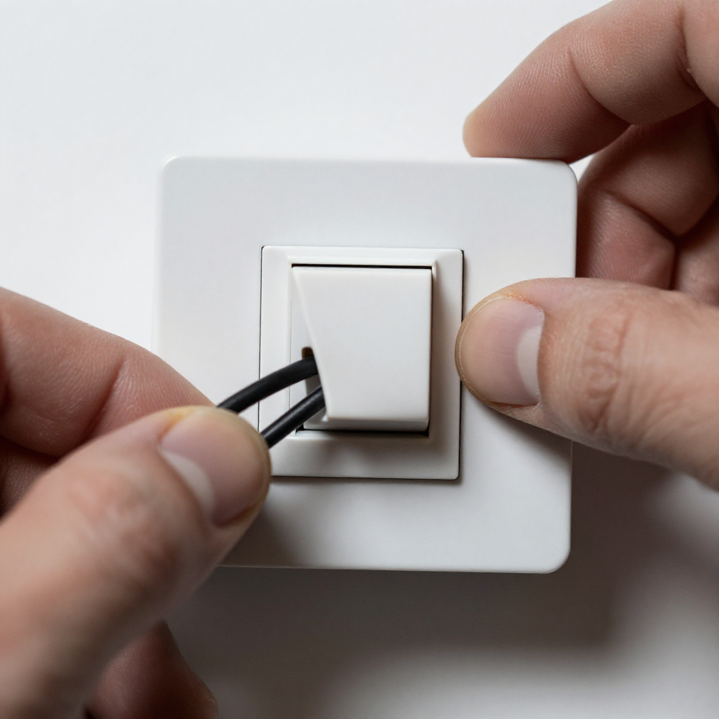 Replace the switch if buzzing persists
