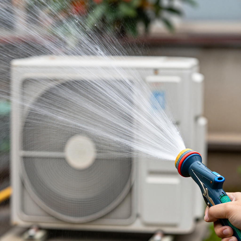 Clean the condenser coils