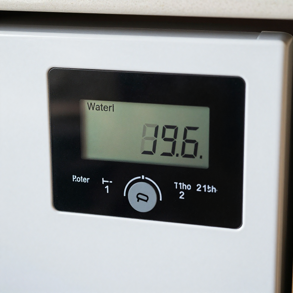 Adjust water softener settings