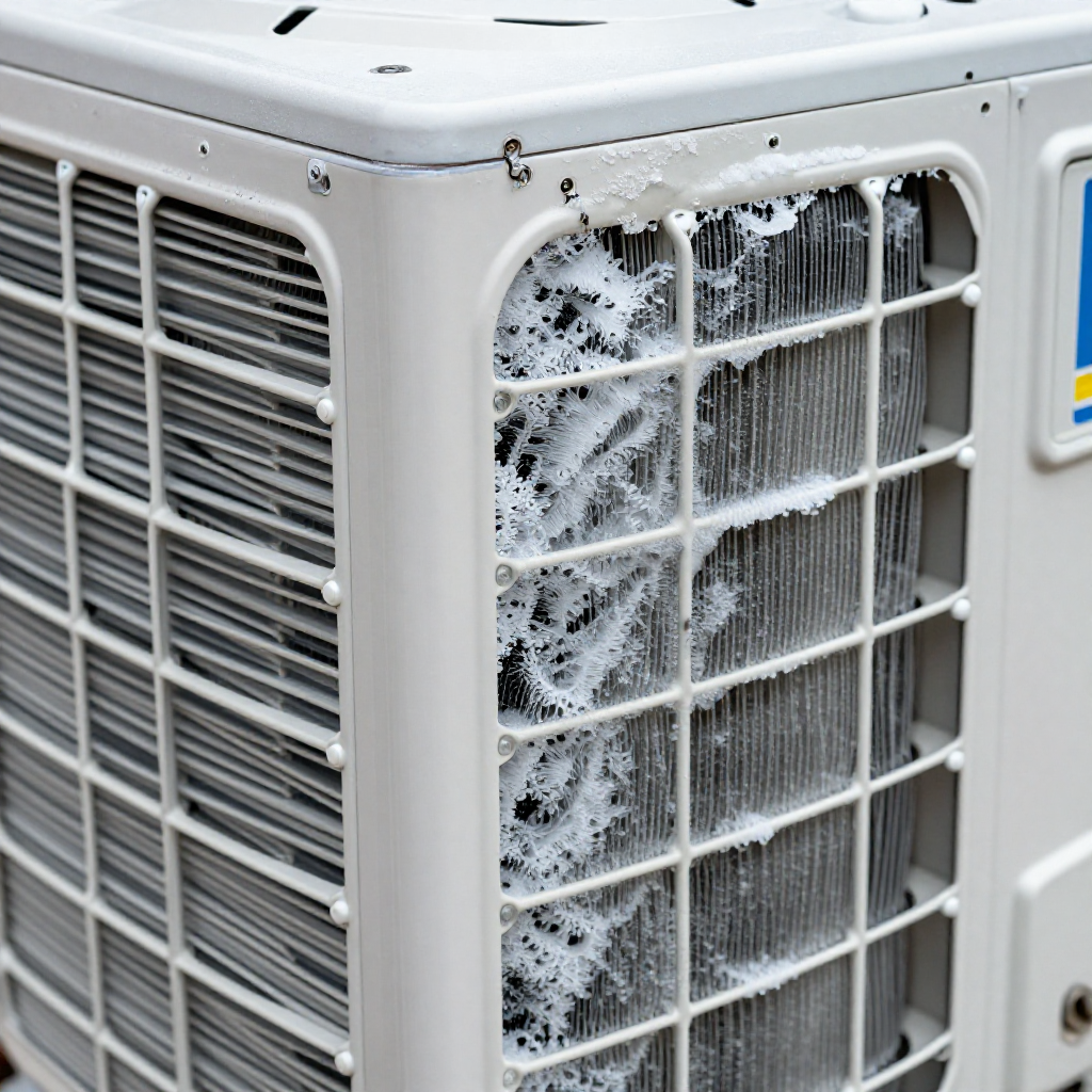 Check for frozen evaporator coil