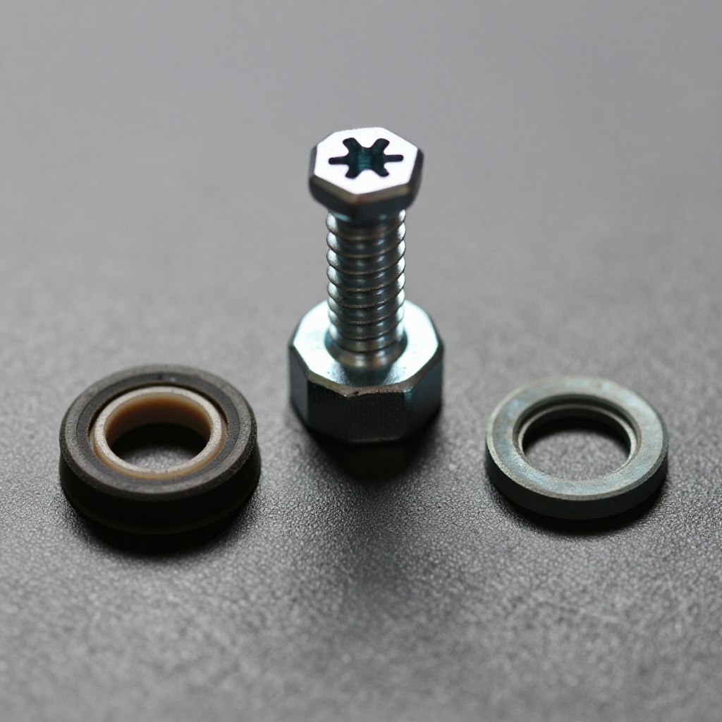 Replace the rubber washer