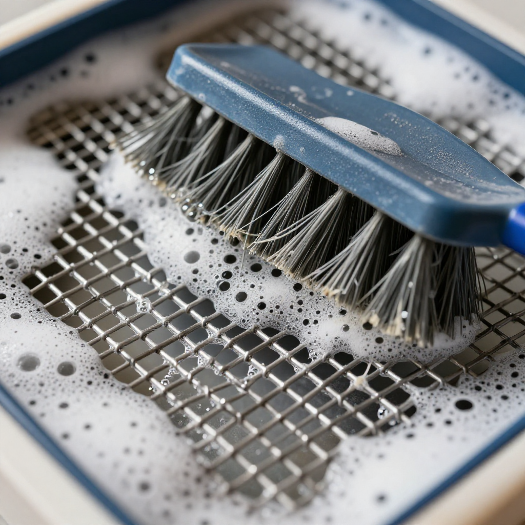 Clean the lint filter thoroughly