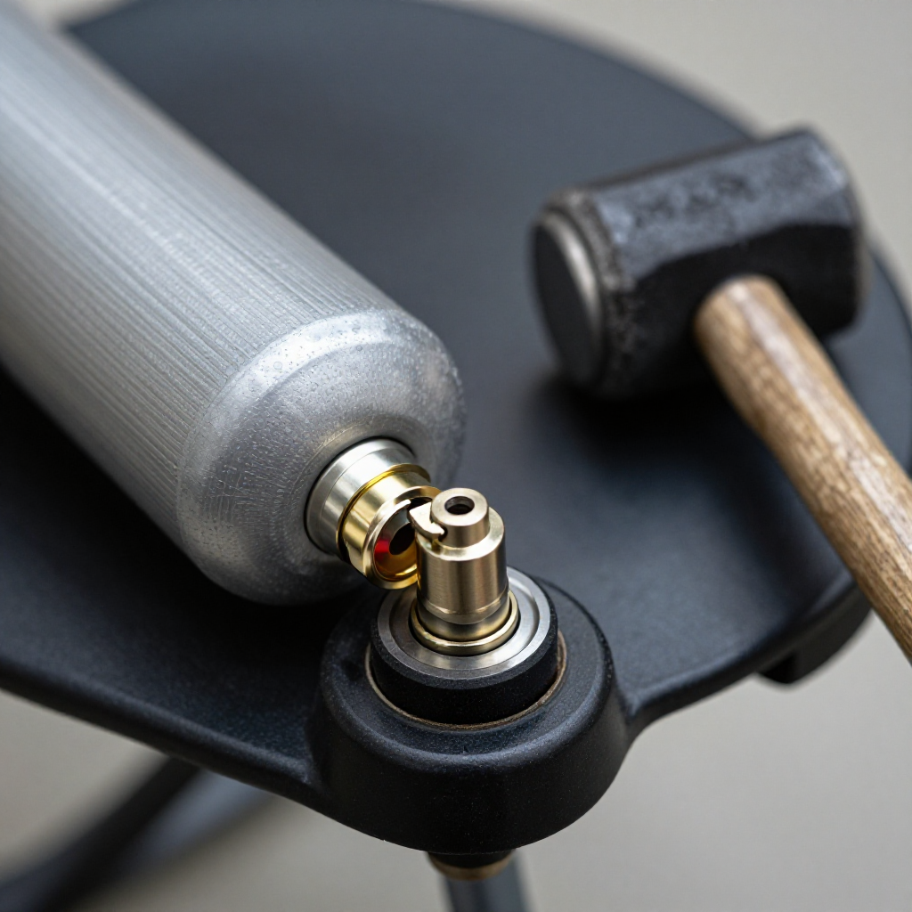 Install the new cylinder