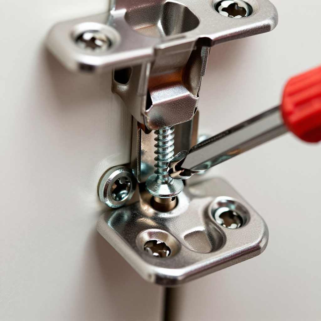 Step 1: Tighten hinge screws