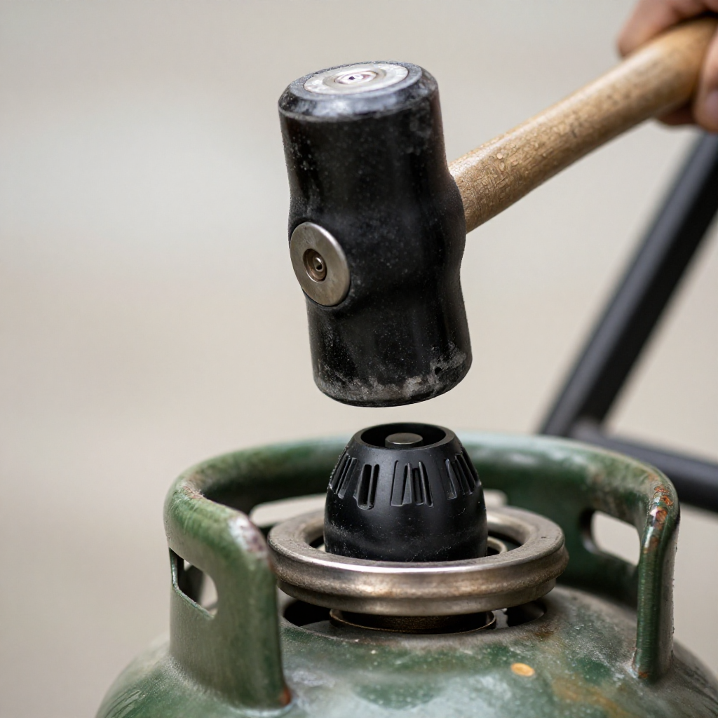 Remove the Old Gas Cylinder