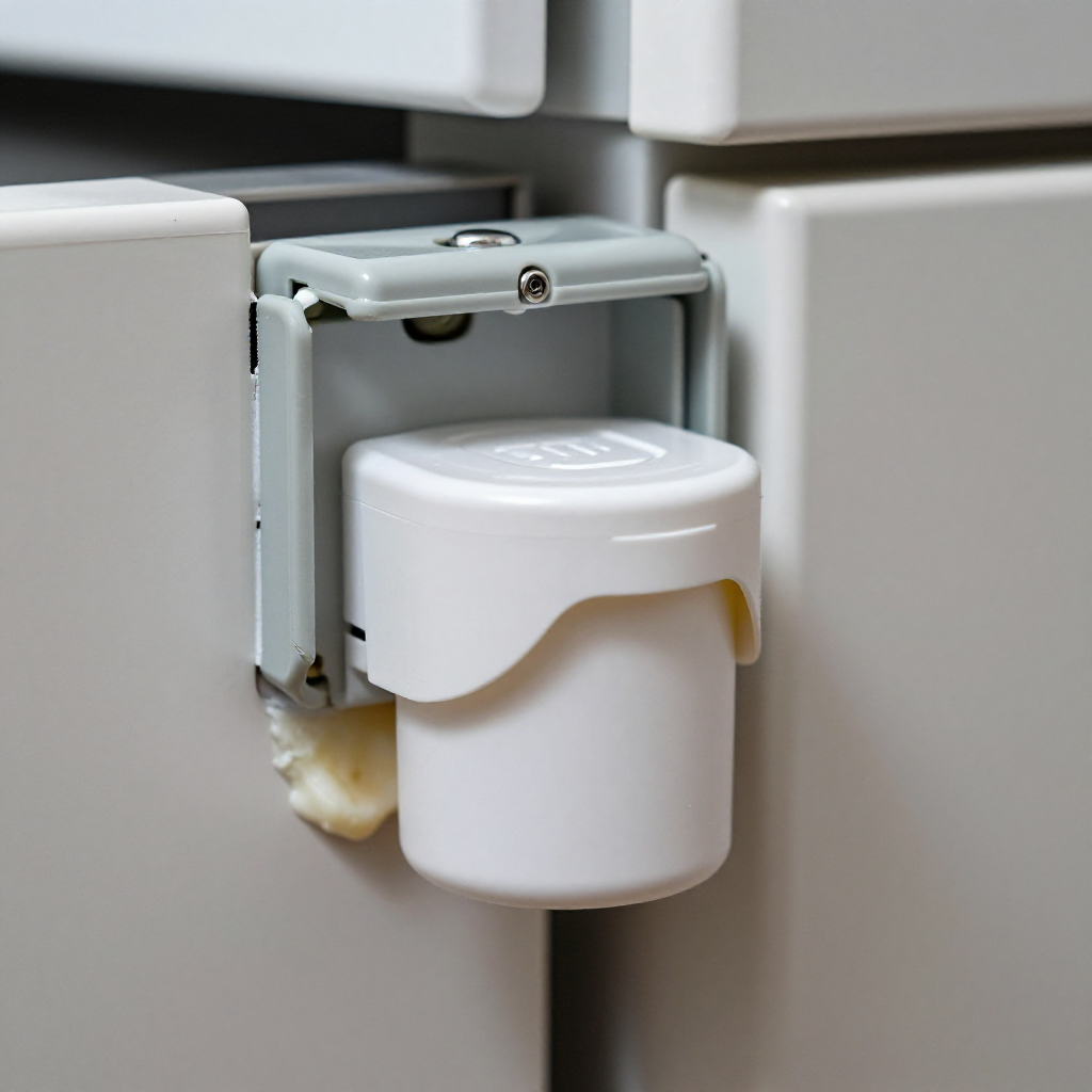 Inspect the detergent dispenser door
