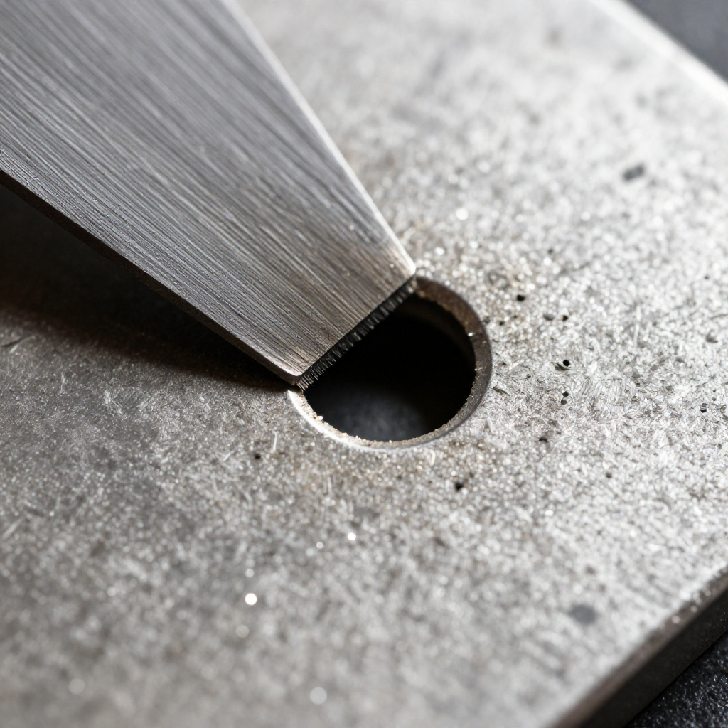 File the strike plate opening