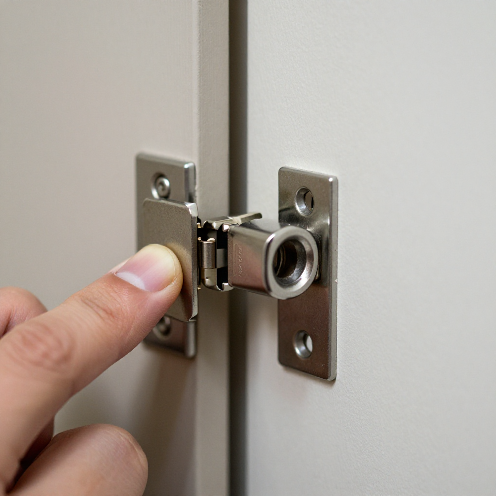 Test the latch engagement