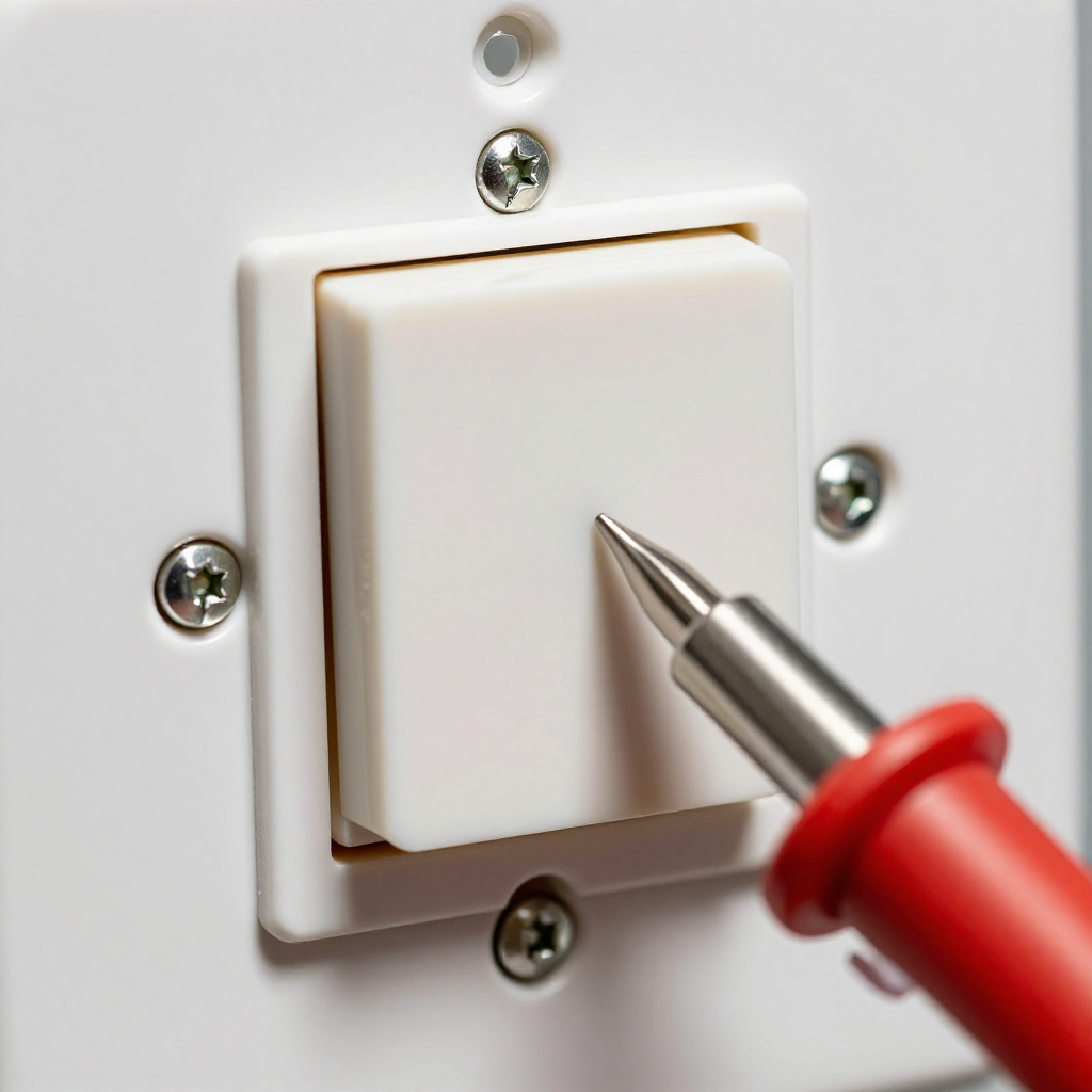Turn off power and remove the switch