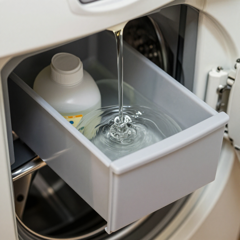 Run a cleaning cycle with vinegar