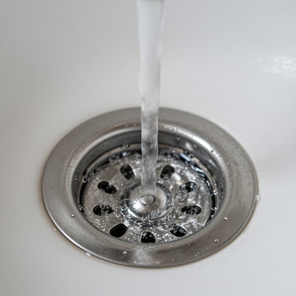 Flush with Hot Water