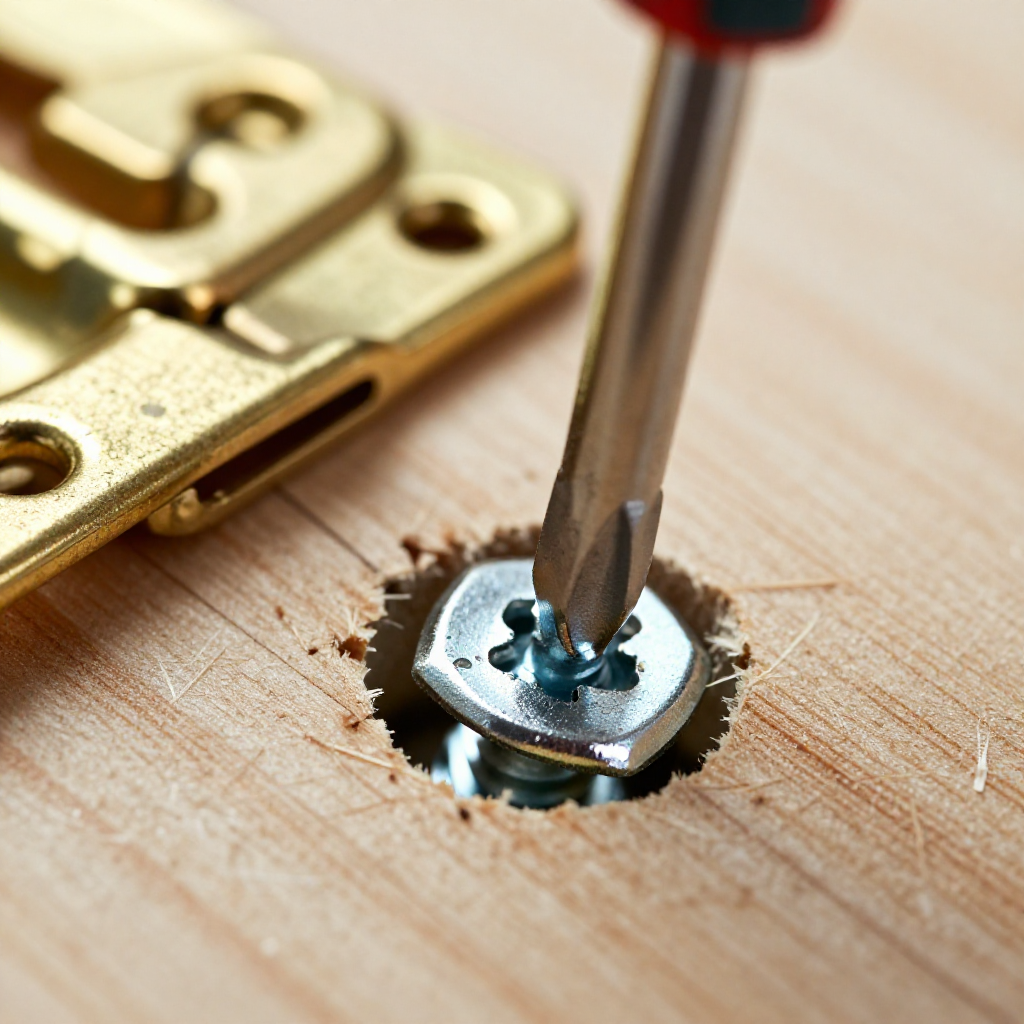 Tighten Hinge Screws