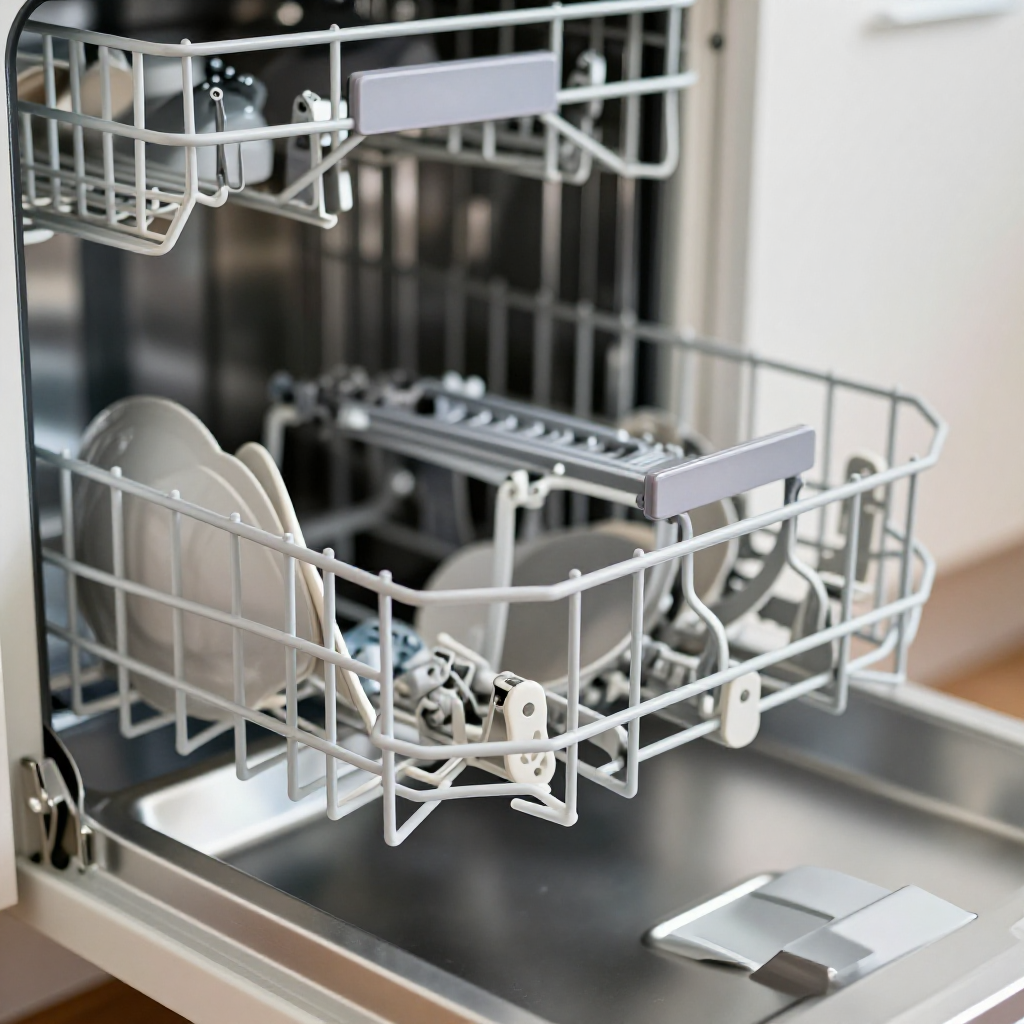 Step 1: Remove the Bottom Rack