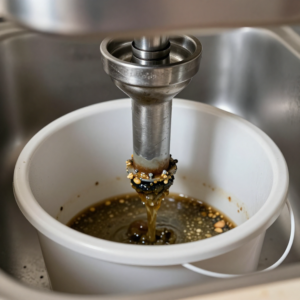 Step 2: Remove and clean the P-trap