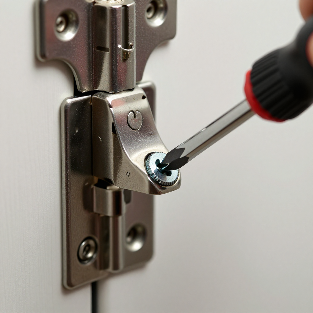 Tighten the Hinge Screws