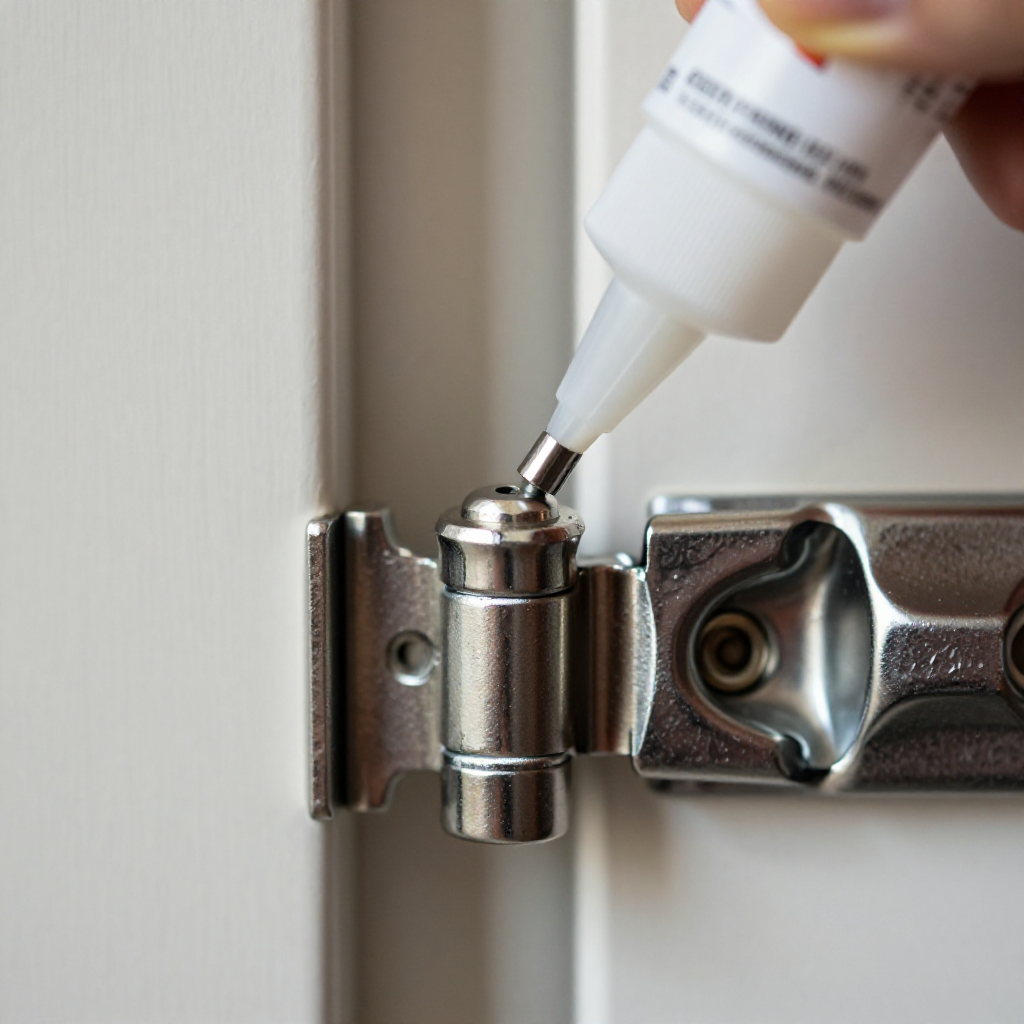 Lubricate the Hinges