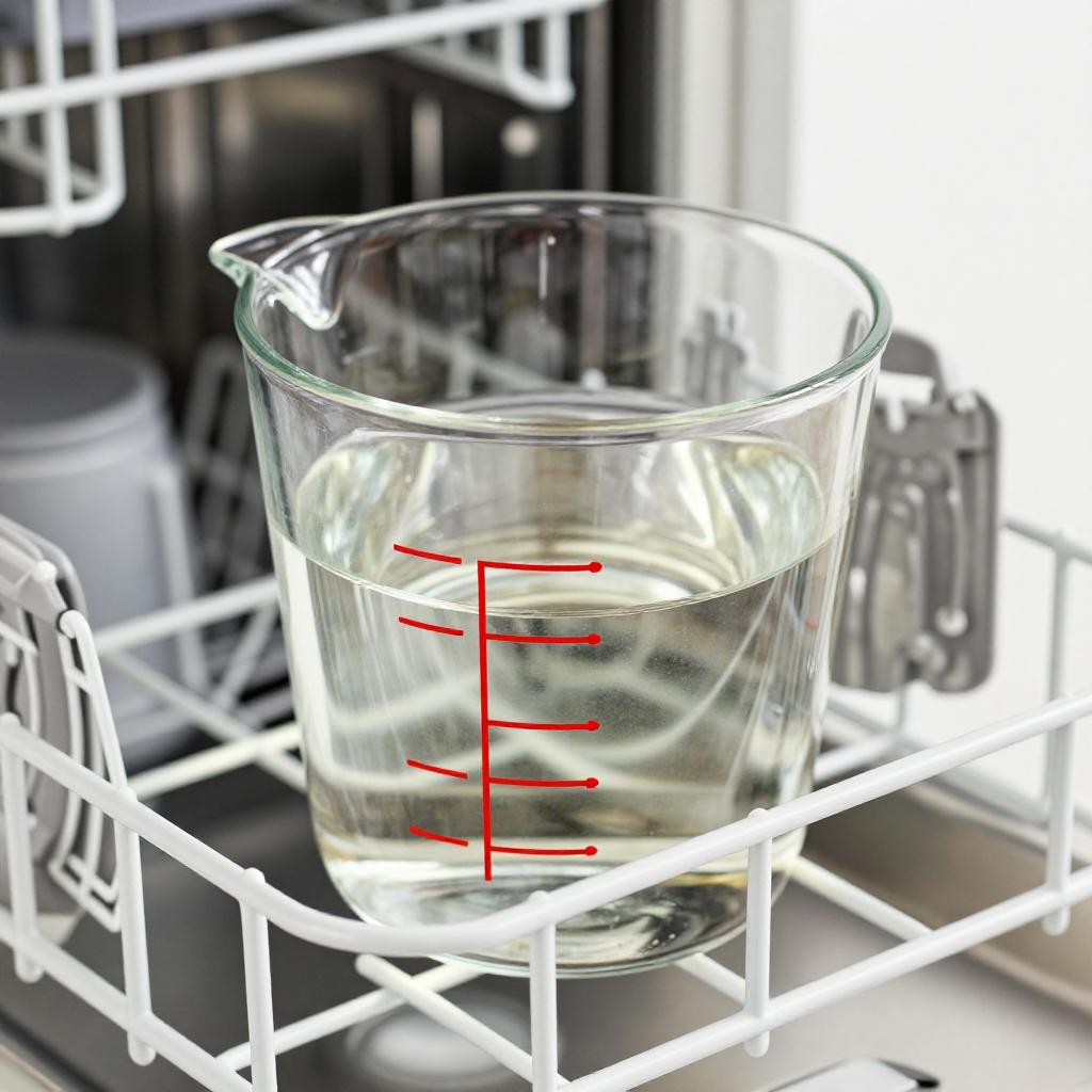 Step 3: Run a cleaning cycle with vinegar