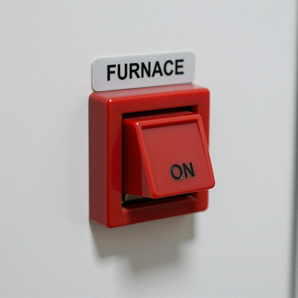 Check the furnace power switch
