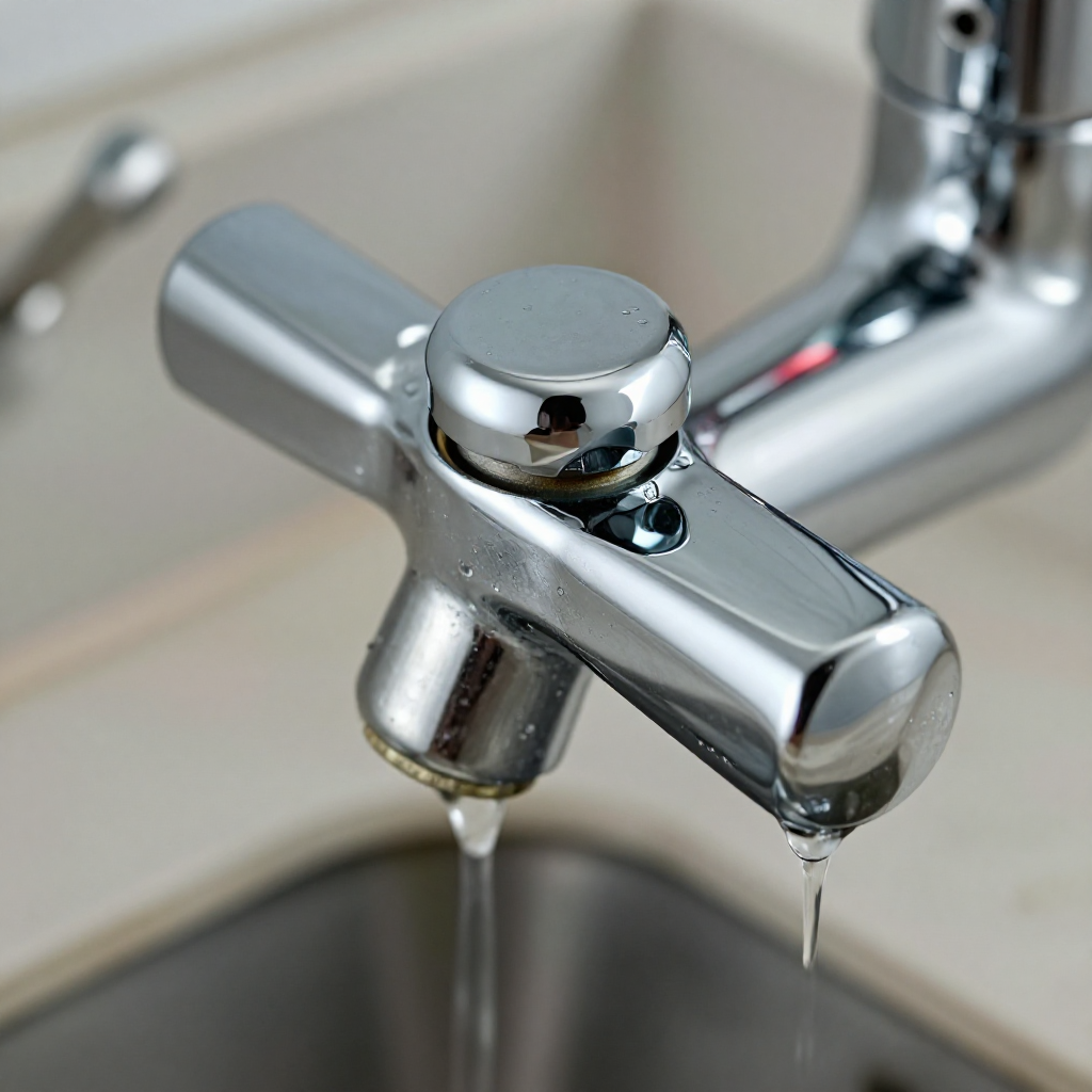 Reassemble the faucet