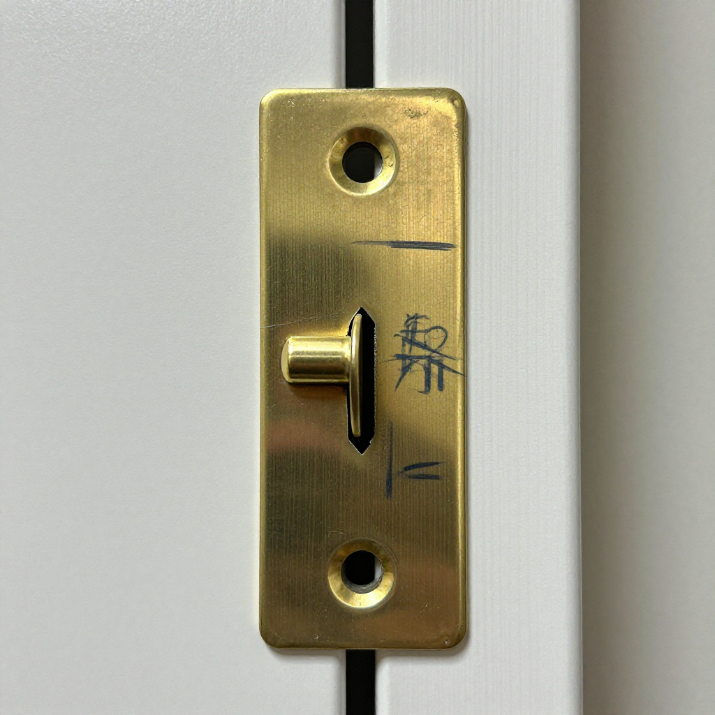 Check the strike plate alignment