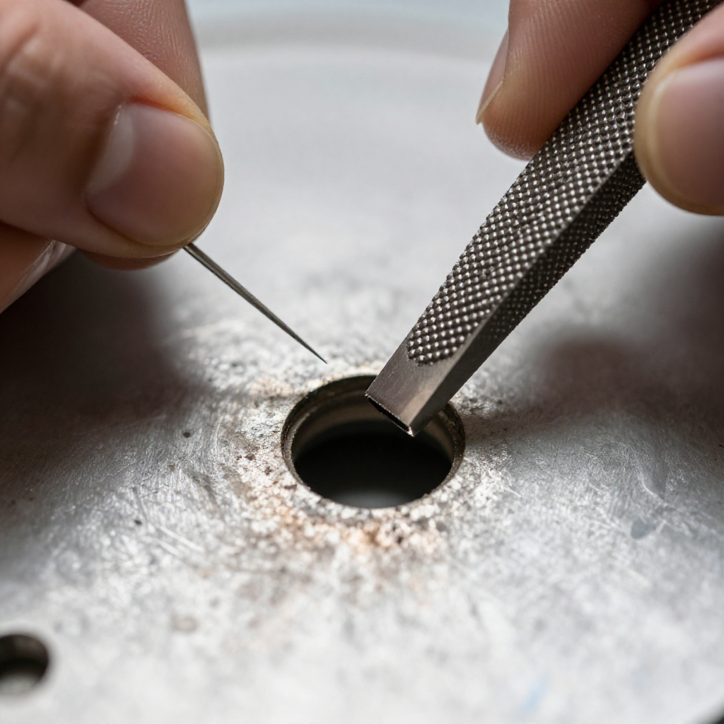 Loosen and adjust the strike plate