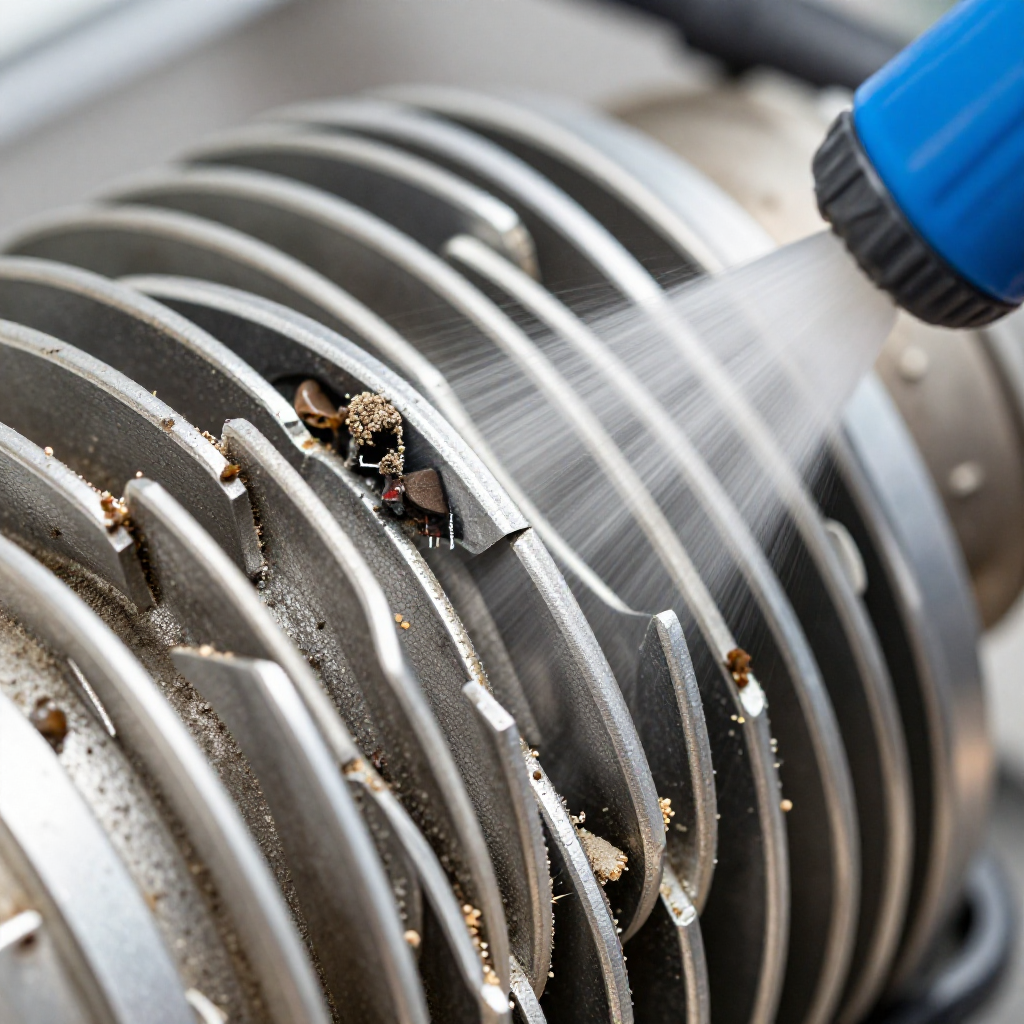 Clean the outdoor condenser coil