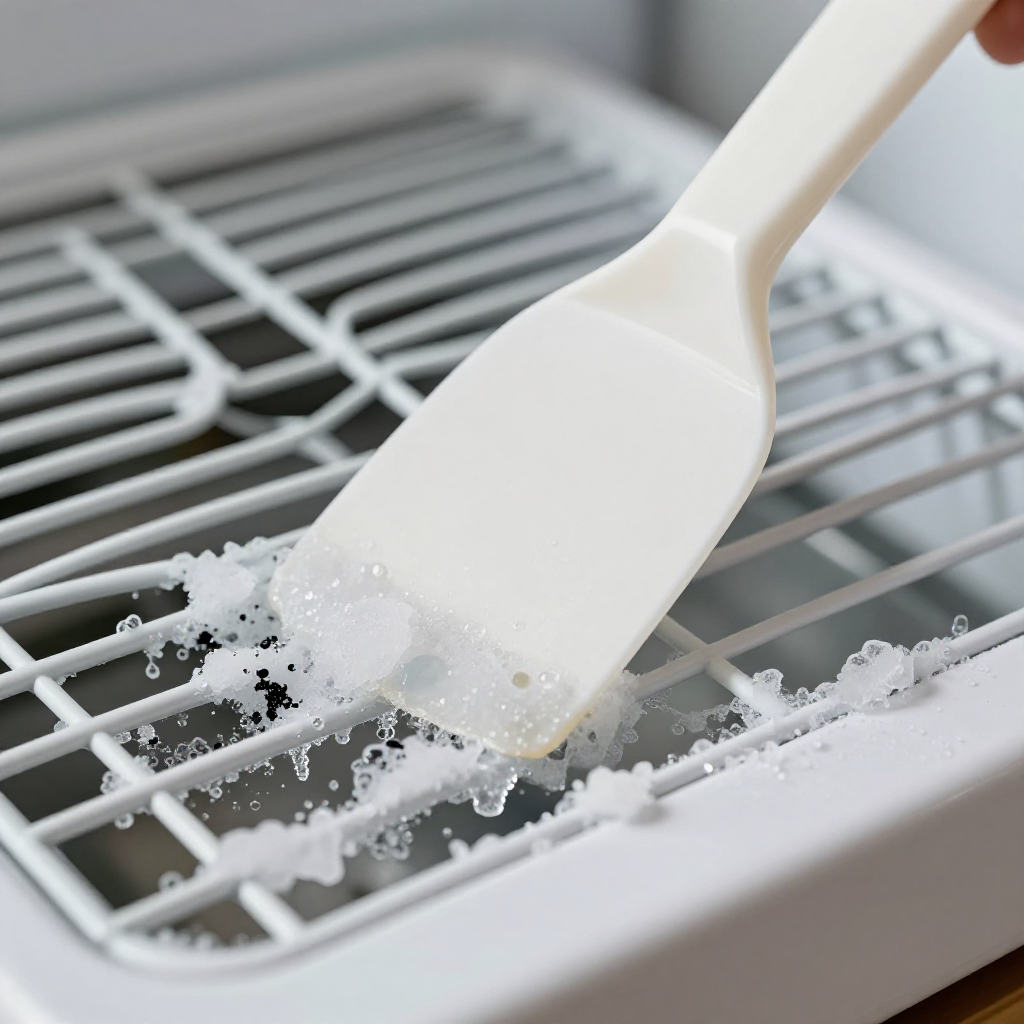 Step 1: Clear any visible ice or debris