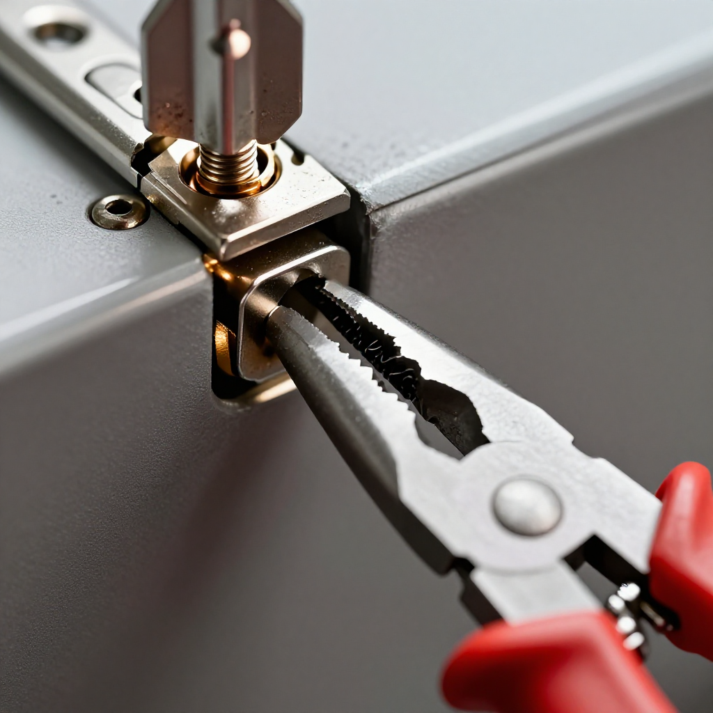Step 1: Check for loose hinge pins
