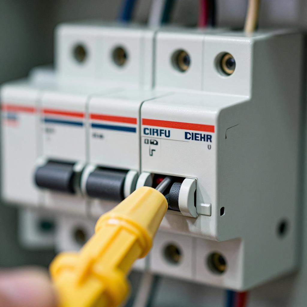 Turn off power at the breaker