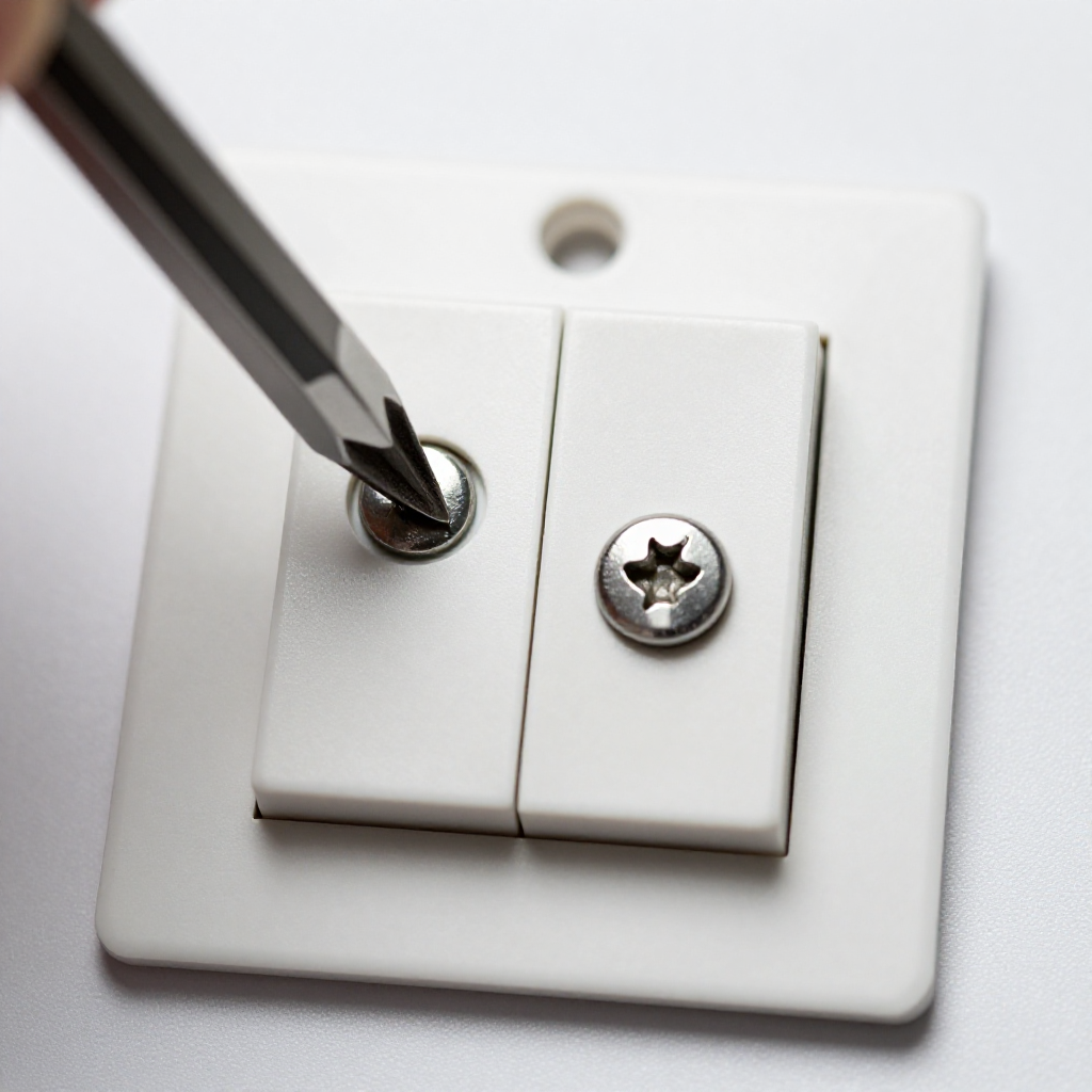 Remove the switch cover plate