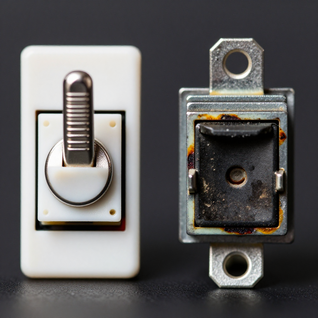 Replace the switch if damaged